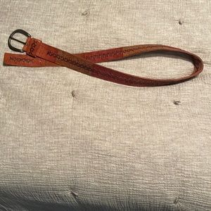 Leather Belt. Multicolored Leathers